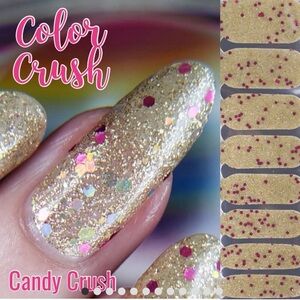 Candy Crush Glitter Nail Wraps